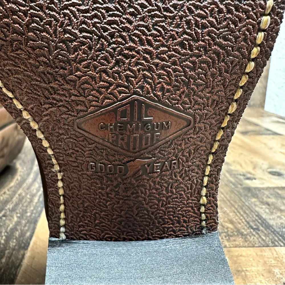 Red Wing 9801-1 USA-made Cowboy Boots, 11D, Excellent Condition - Picture 3 of 14